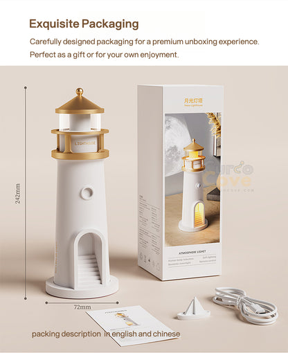 Moonlight Lighthouse Projection Lamp